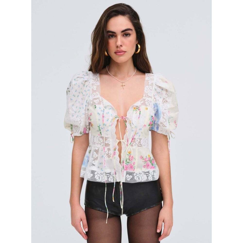 For Love & Lemons Violette Top Size M